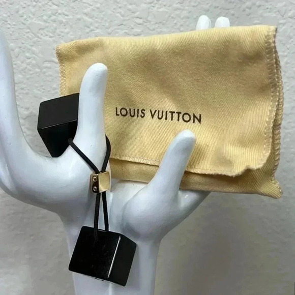 Louis Vuitton Women’s Chocolate Brown Hair Cubes Vintage main image 11